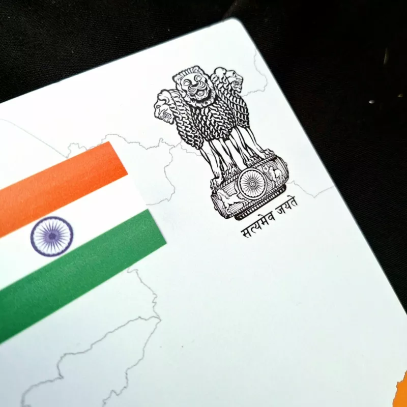 Interleaves sheets for Asian coin album. Сountries. Informational