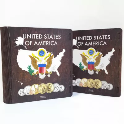 United States Commemorative Coin Album with Interleaves sheets