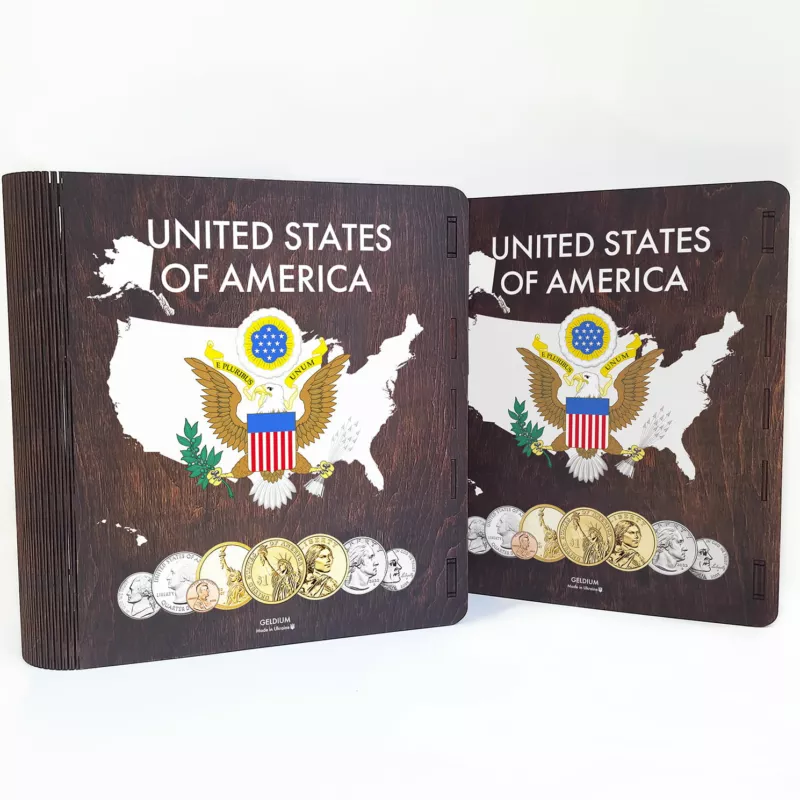 United States Commemorative Coin Album with Interleaves sheets