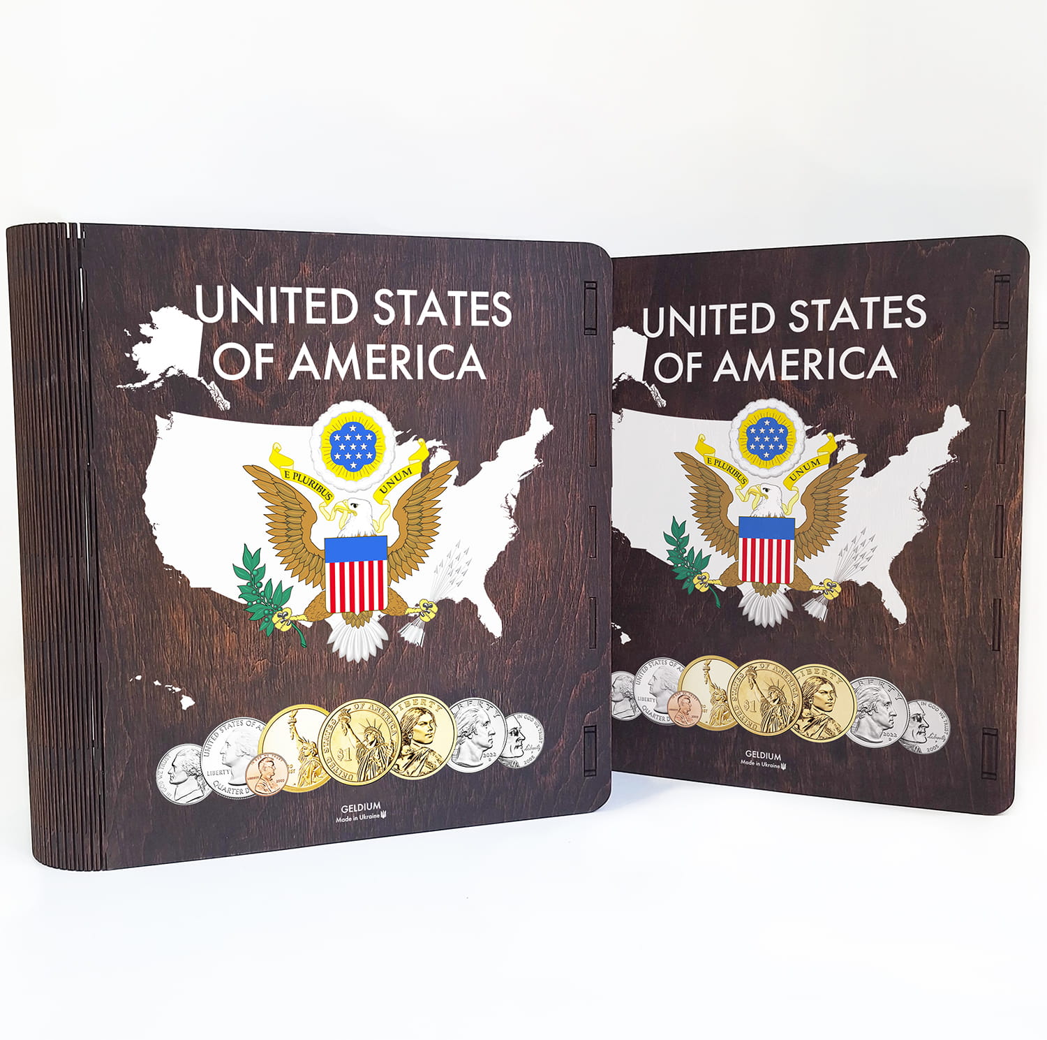 United States Commemorative Coin Album with Interleaves sheets