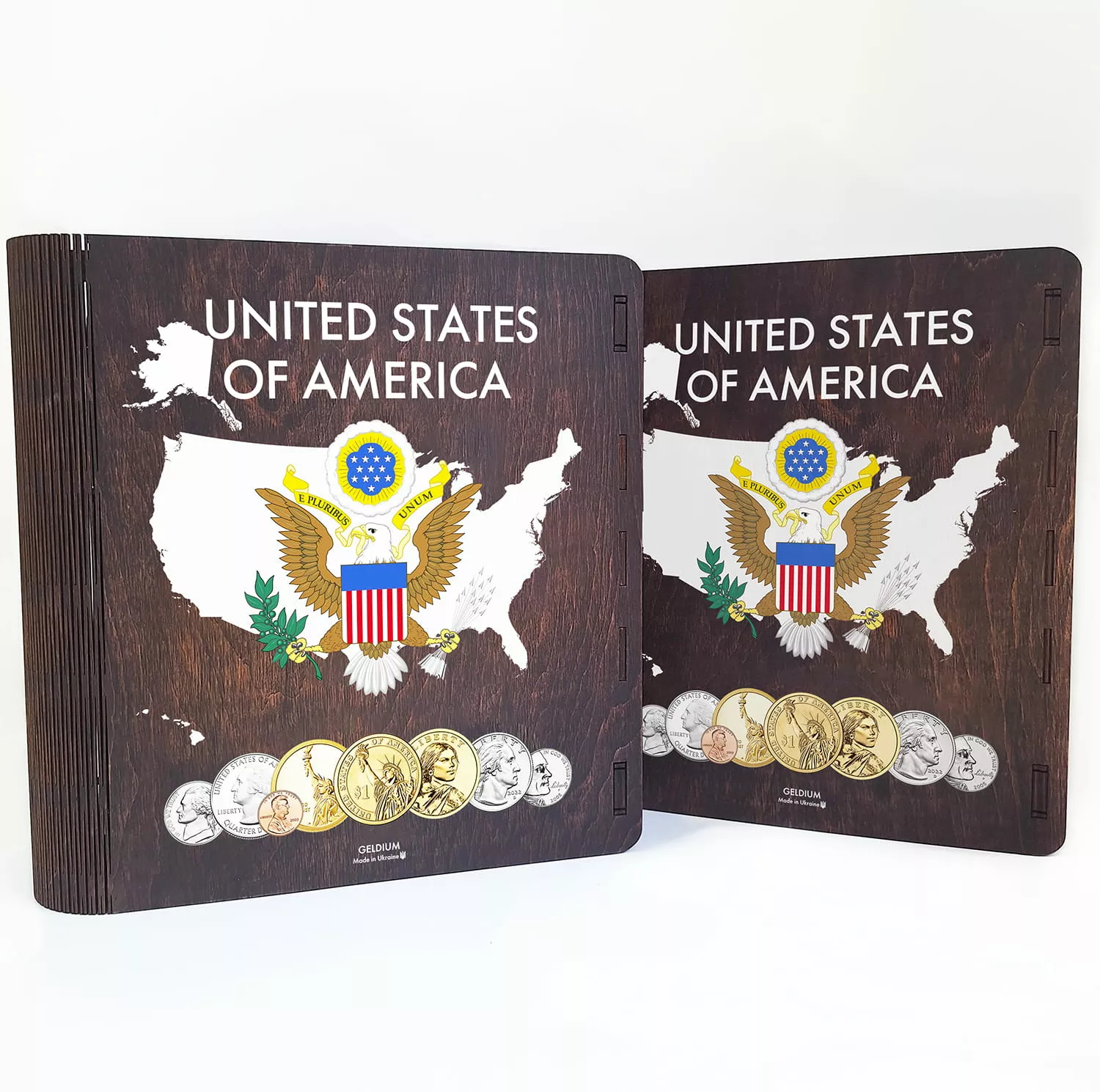 United States Commemorative Coin Album with Interleaves sheets