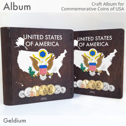 United States Commemorative Coin Album with Interleaves sheets