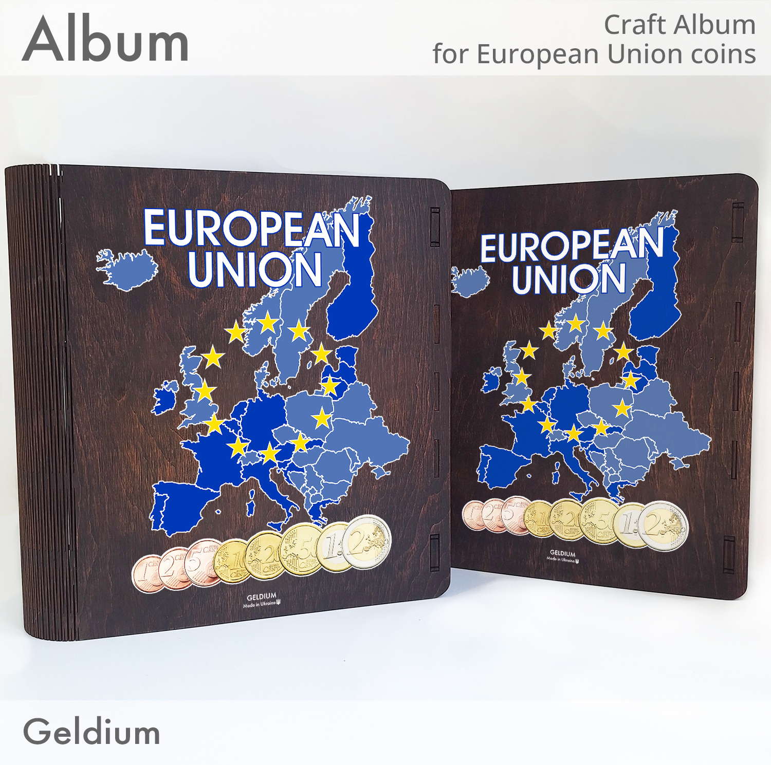 Album for coins of the European Union