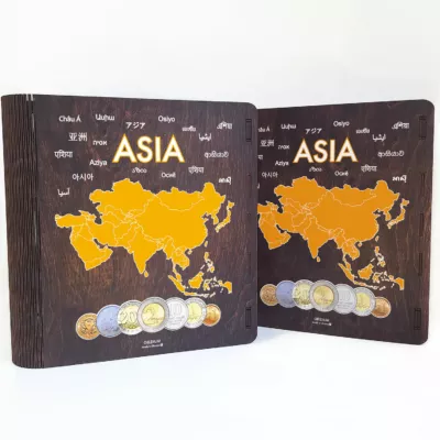 Album for coins of Asia