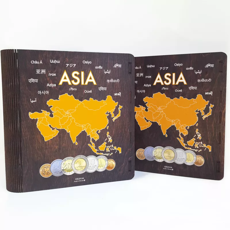 Album for coins of Asia