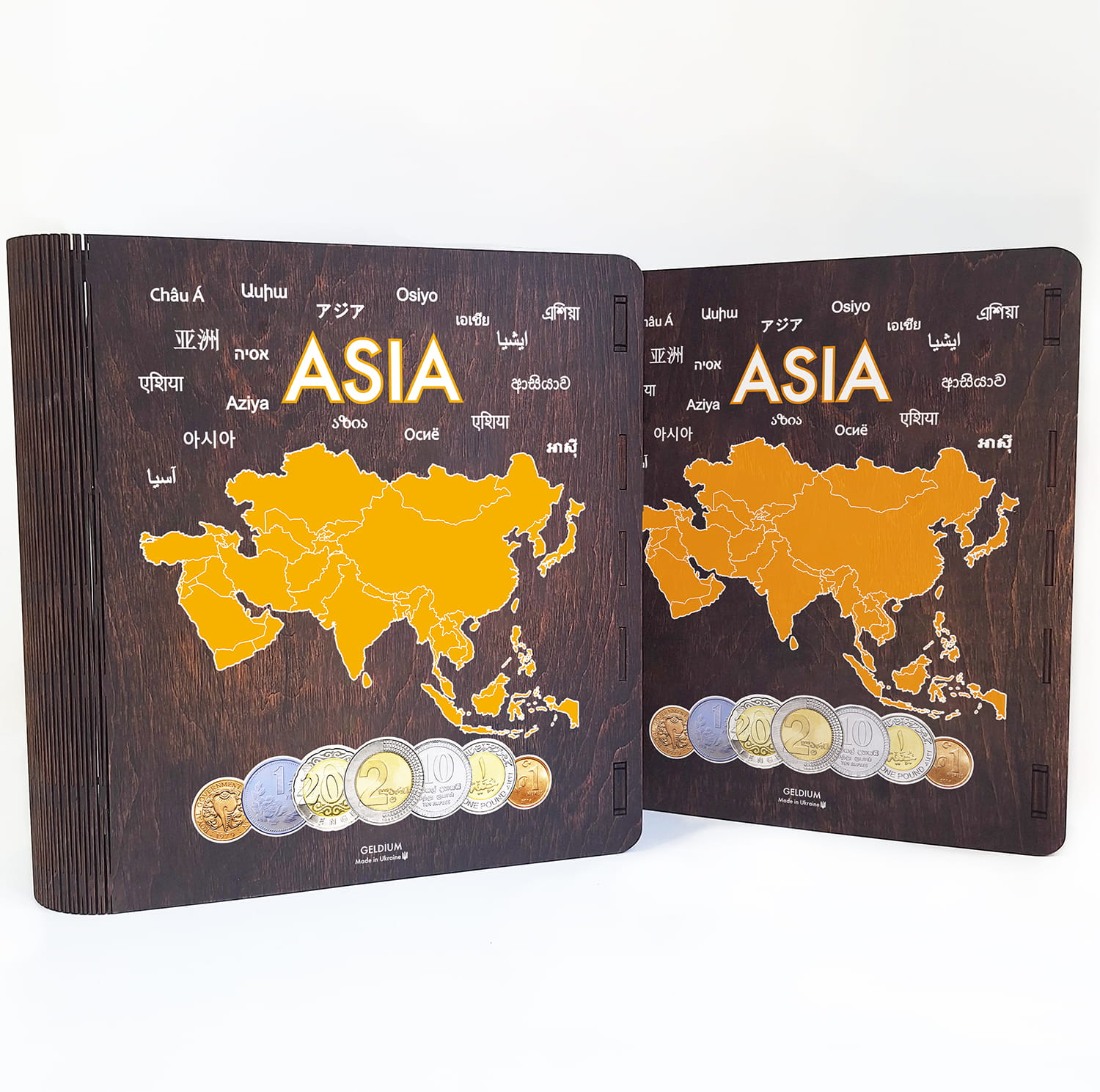 Album for coins of Asia