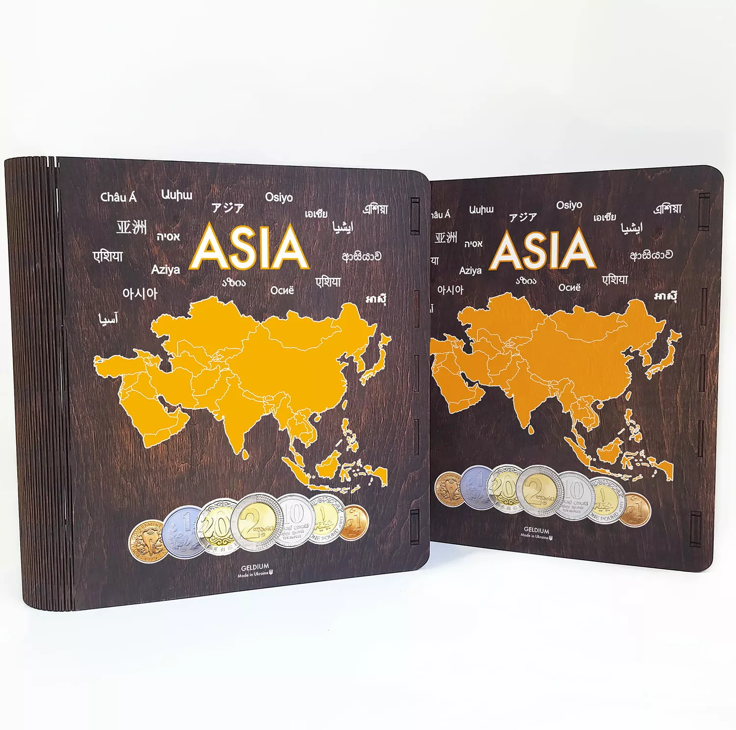Album for coins of Asia
