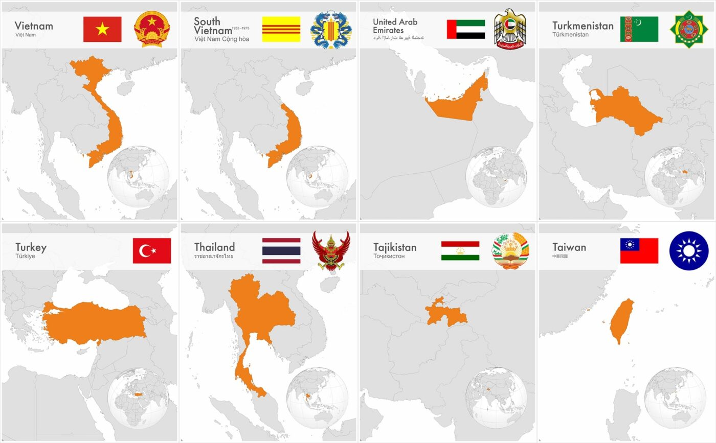 Interleaves sheets for Asian coin album