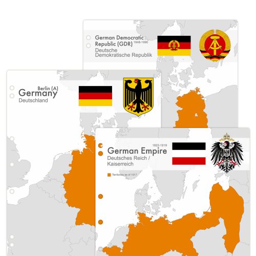Interleaves sheets for Germany coin album.