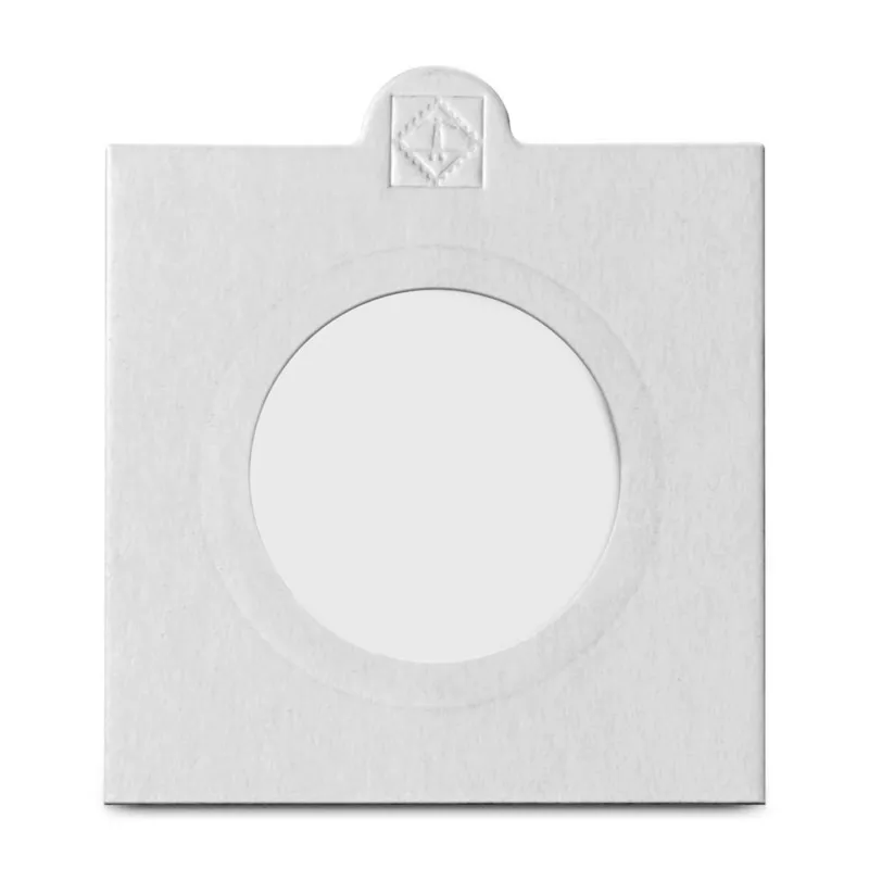 Self-Adhesive coin holders, Leuchtturm (white)
