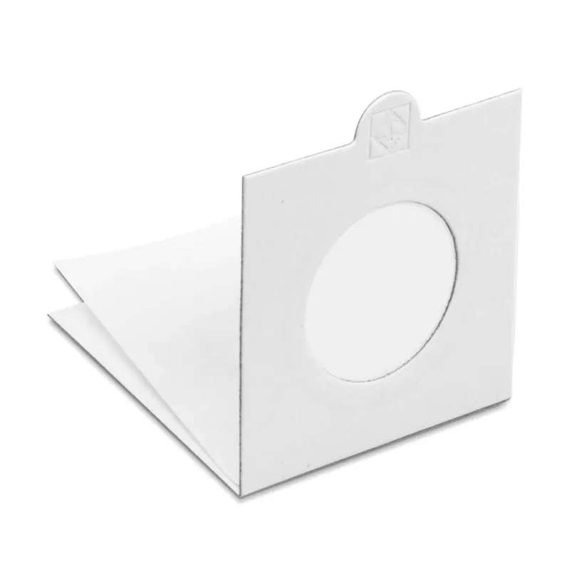 Self-Adhesive coin holders, Leuchtturm (white)