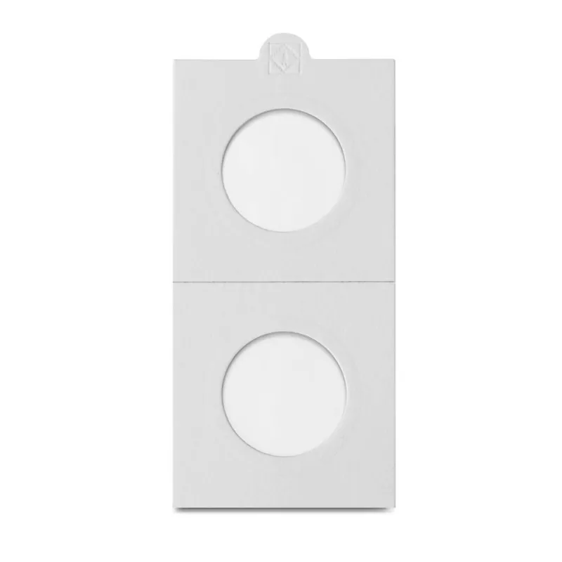 Self-Adhesive coin holders, Leuchtturm (white)