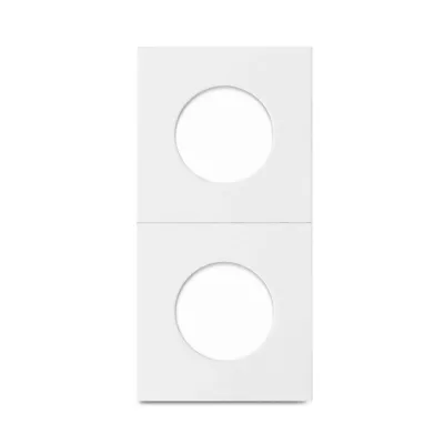Coin Holders for paper clips, (white)