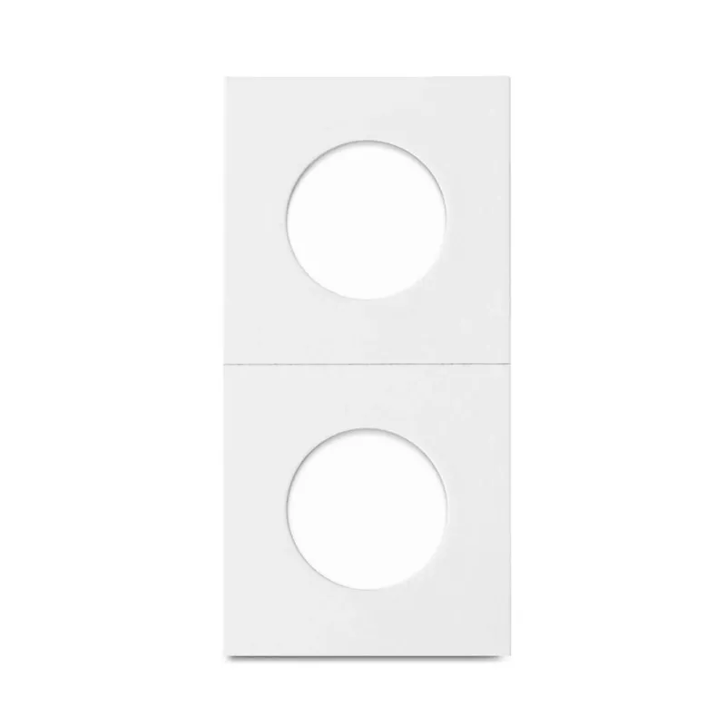 Coin Holders for paper clips, (white)